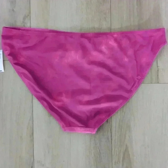 OLD NAVY | Women's Purple/Pink Acid Wash Mid-Rise Full Coverage Bikini Bottoms - Picture 3 of 3